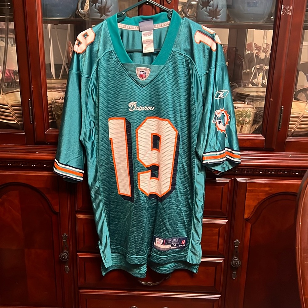 Men’s on field, Reebok medium Miami Dolphins, Marshall jersey